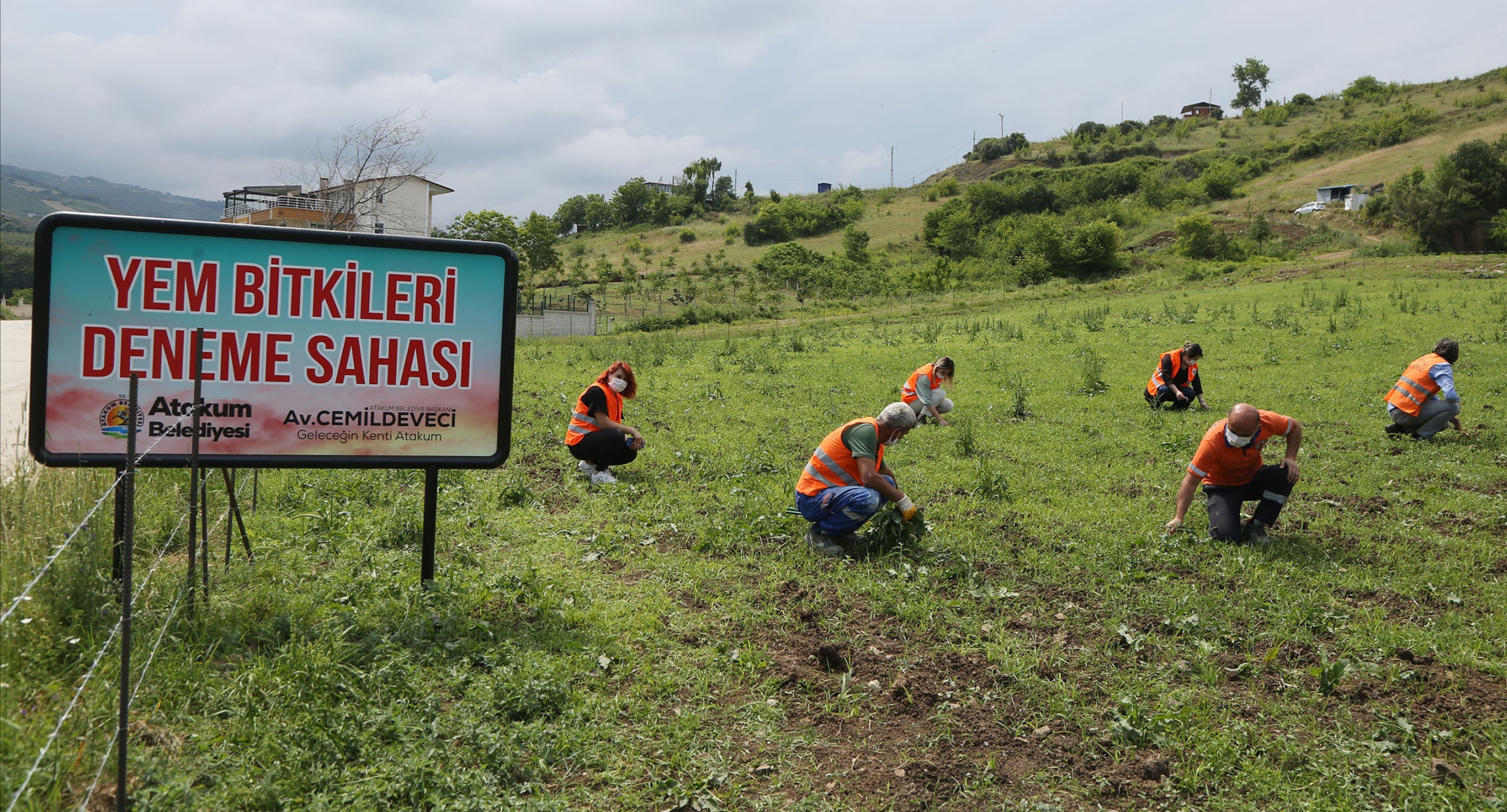 Atakum’da Atıl Arazi Tarım Okulu Oldu!