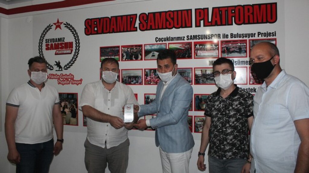 Sevdamız Samsun'dan Teşekkür Plaketi!