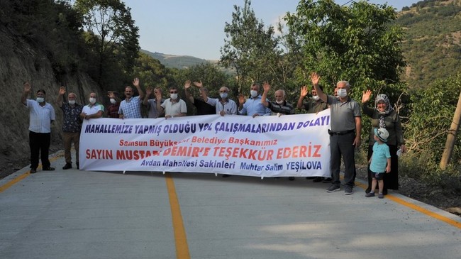 Samsun'da 20 Mahallenin Ortak Yolu Tamamlandı!