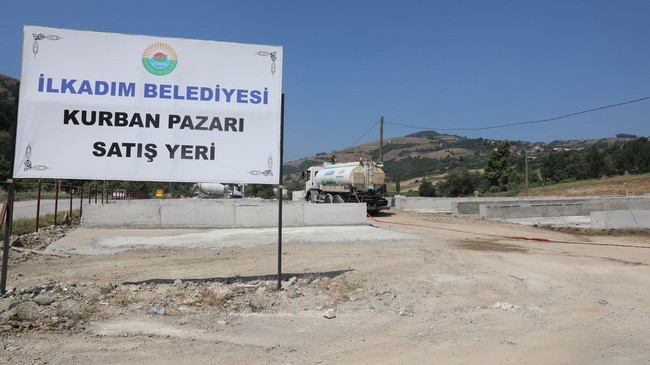 İlkadım’da Modern Kurban Pazar Yeri Hazırlıkları Devam Ediyor!