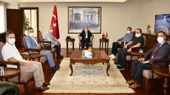 Samsun 19 Mayıs Gazeteciler Cemiyeti'nden Vali Zülkif Dağlı'ya Ziyaret!