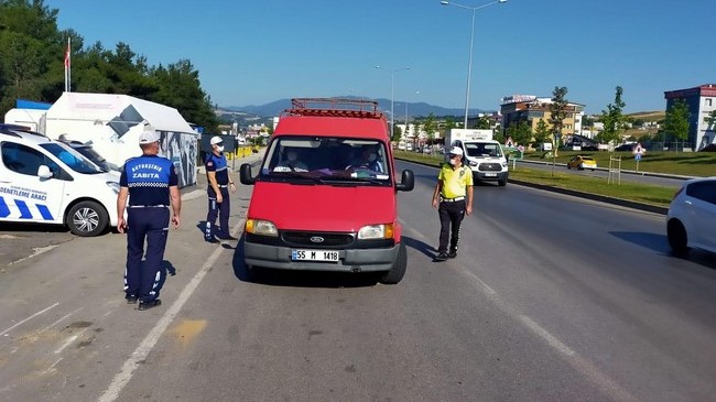 Samsun’da Toplu Taşıma Araçlarına Sıkı Denetim!