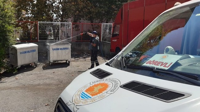 Samsun Büyükşehir’den İlaçlama Çalışması!
