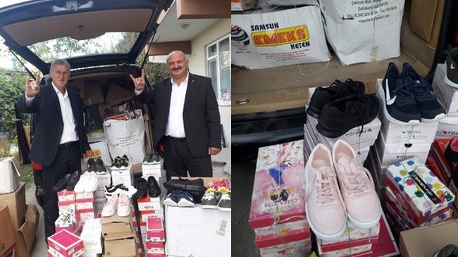 MHP Samsun İl Başkanlığından Giresun’a Yardım Eli!