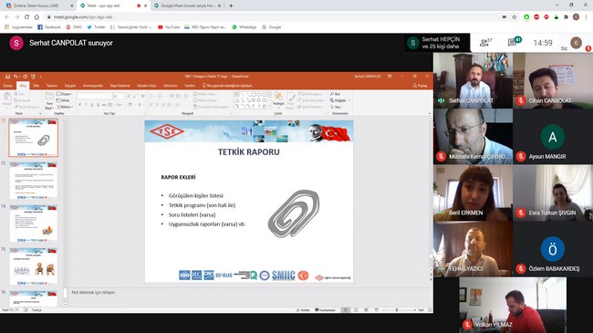 TSE Gıda Güvenliği Yönetim Sistemleri Eğitimi Sona Erdi!