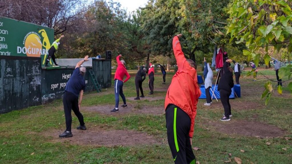 Samsun’da Sosyal Mesafeli Sabah Sporu!