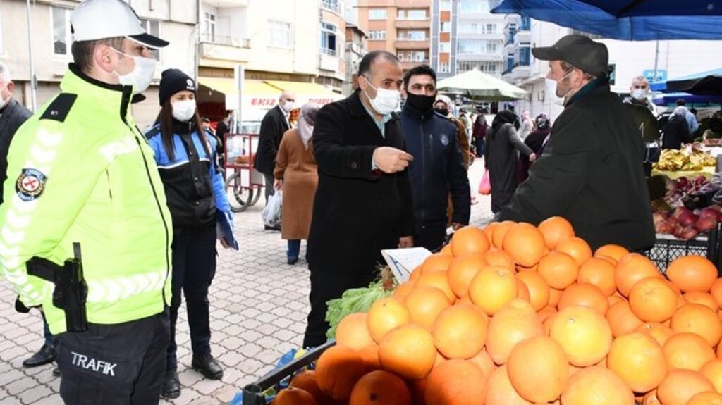Terme'de Korona Denetimleri Arttırıldı!