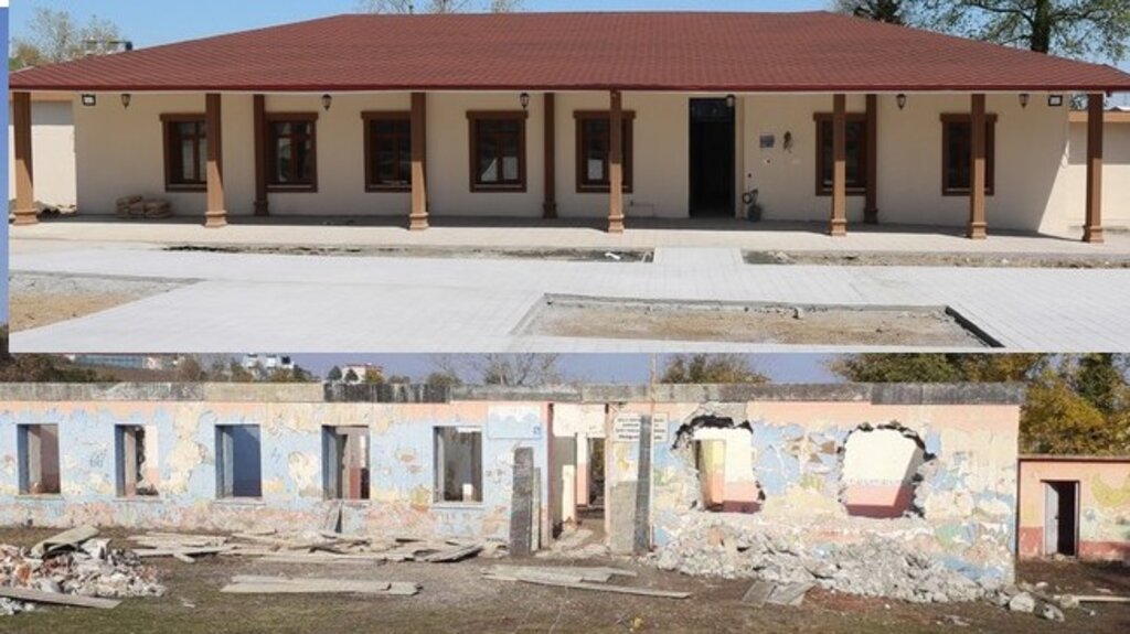 Atakum Belediyesi, Harabe Yapıyı Okula Çevirdi!