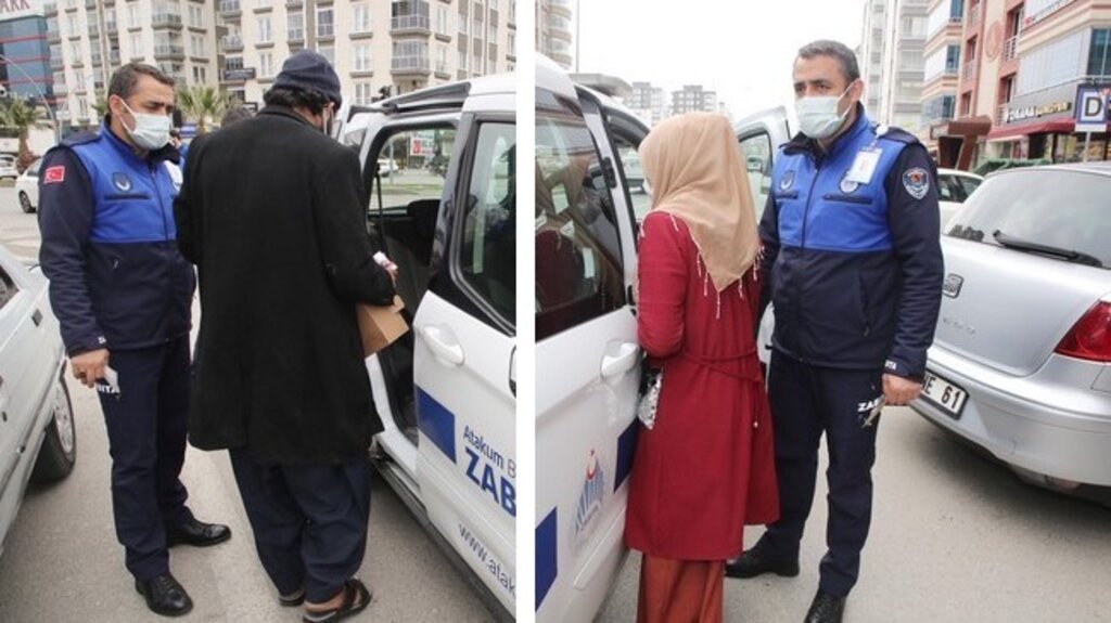 Atakum Zabıtası’ndan Dilencilerle Mücadele!