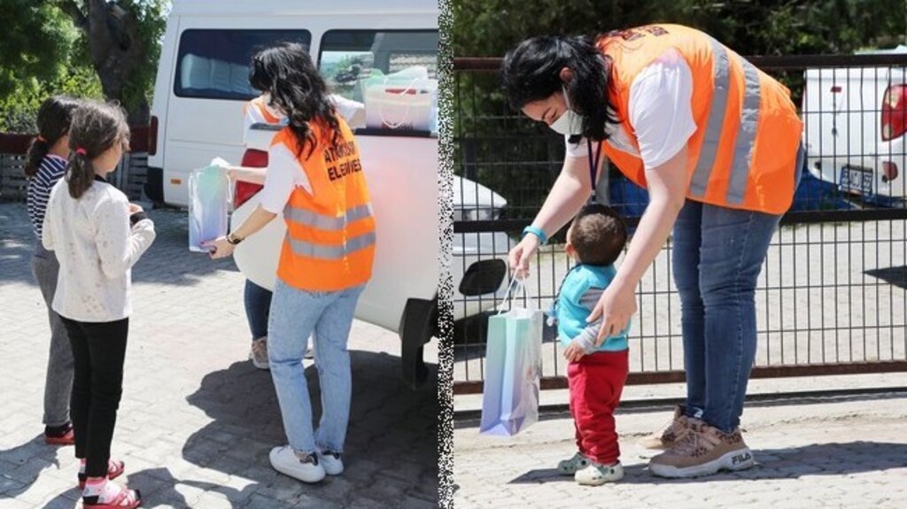 Atakum’da Yüzlerce Miniğe Bayramlık Sürprizi!