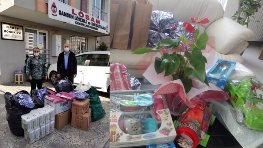 Lösemili Çocuklara Çifte Bayram Yaşattılar!