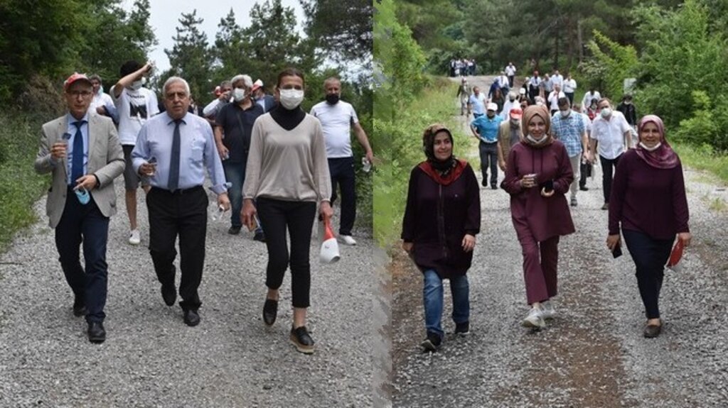 OMÜ’lüler Doğaya Saygı İçin Yürüdü!
