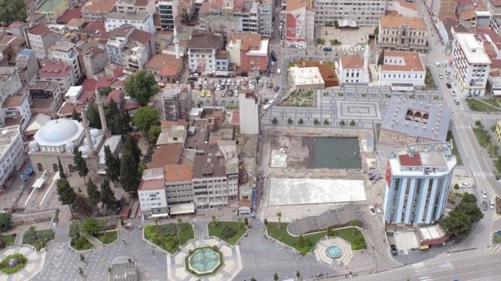 Samsun Saathane Meydanı’nda İkinci Etap Çalışmaları!