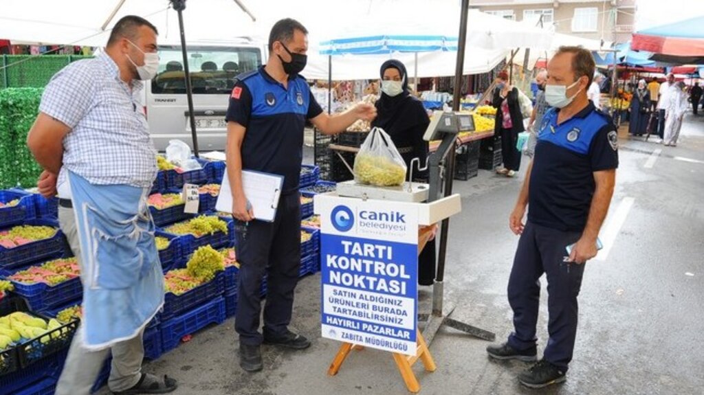 Canik'te 'Tartı Kontrol Noktası' İle Güvenilir Alışveriş!