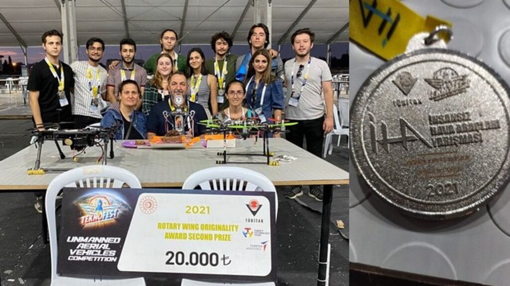 TEKNOFEST 2021 Uluslararası İHA Yarışmasından OMÜ’ye İki Ödül!