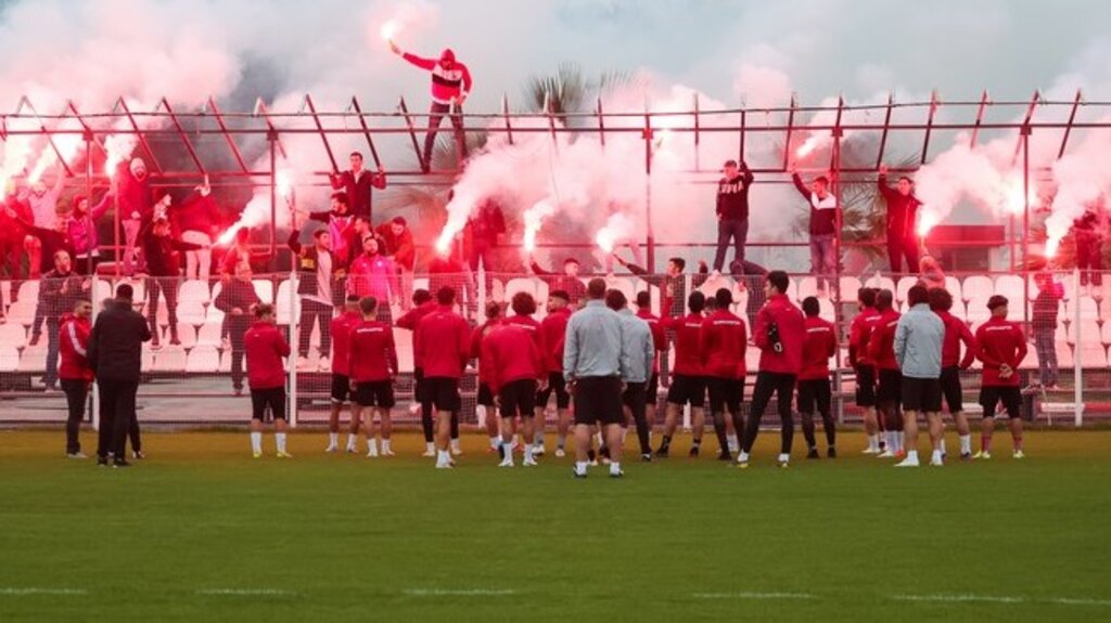 Samsunspor’da Taraftar Destekli Antrenman!
