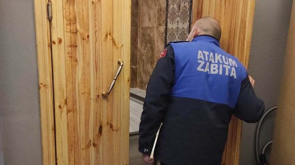 Atakum'da 12 Hamam Ve Saunaya Mühür!