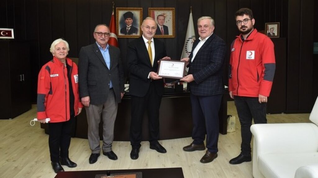 Türk Kızılay’ından OMÜ’ye Teşekkür Belgesi!