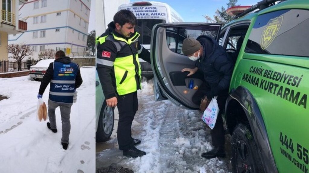 Canik’te Kar Mesaisi Dört Koldan Sürüyor!
