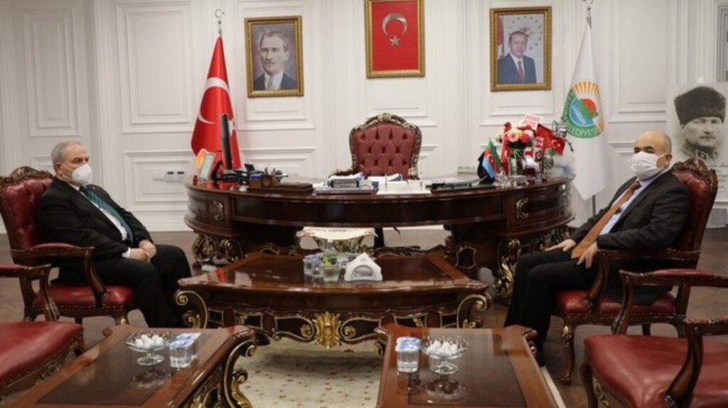Vali Zülkif Dağlı’dan Başkan Demirtaş’a Geçmiş Olsun Ziyareti!