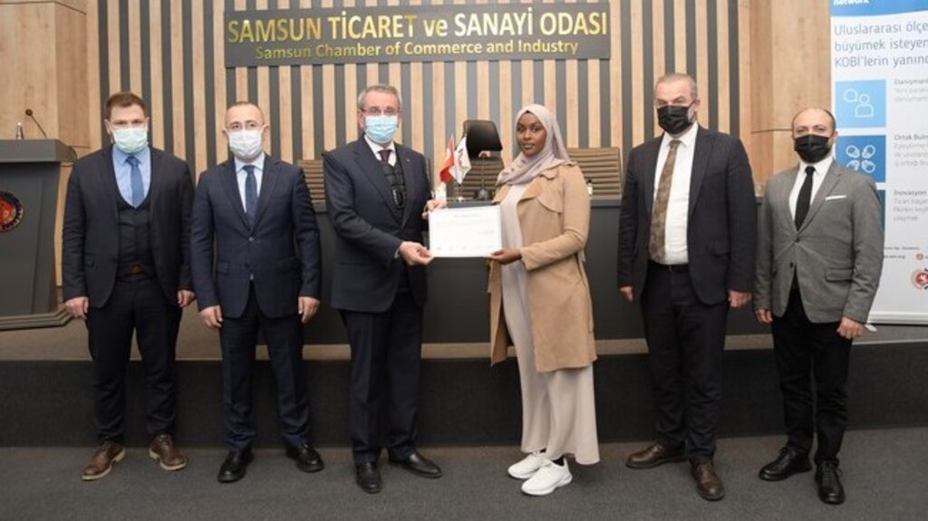 Yabancı Uyruklu Öğrencilere Samsun’da Sertifika Verildi!