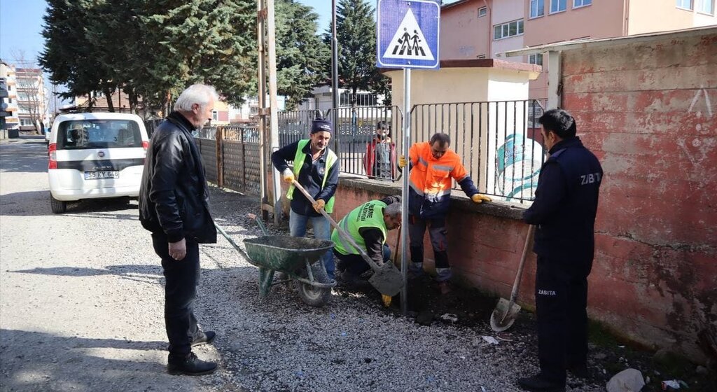 Terme'de Okul Önleri Artık Daha Güvenli!