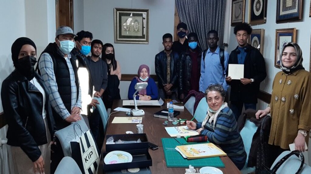 OMÜ-TÜRKÇE Öğrencileri Türk İslam Sanatları Merkezini Ziyaret Etti!