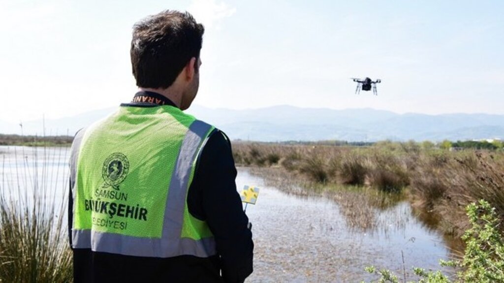Samsun’da Vektörlere Karşı Droneli Çözüm!