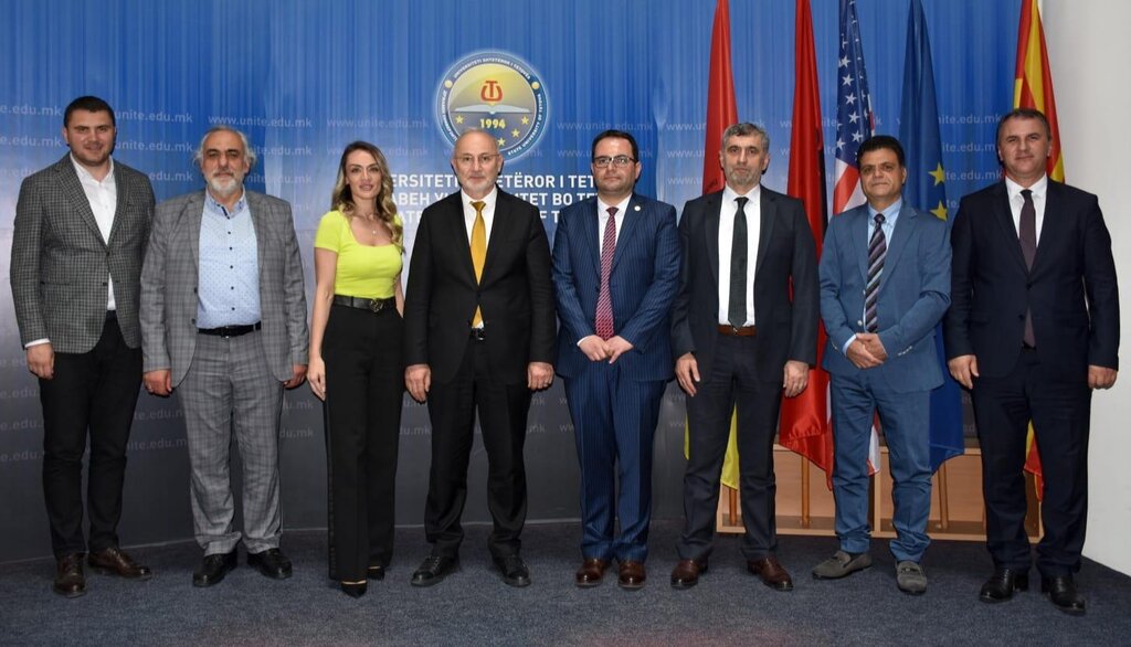 Rektör Ünal, Balkan Gezisine Kuzey Makedonya’da Devam Ediyor!