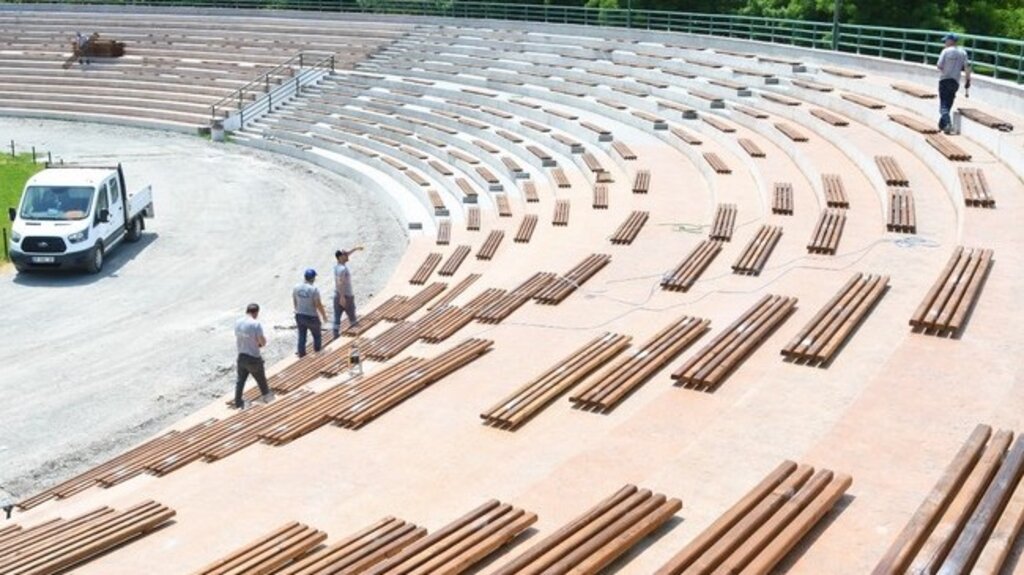 Samsun’da Doğu Park Amfitiyatro’ya TEKNOFEST Bakımı!