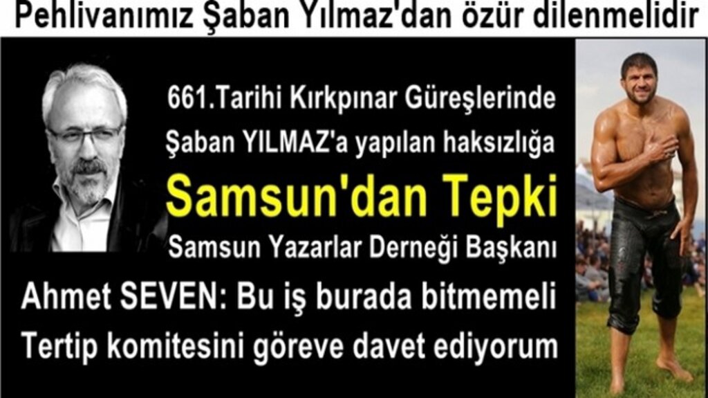 Kırkpınar'da Şaban Yılmaz’a Yapılan Haksızlığı Kınama!