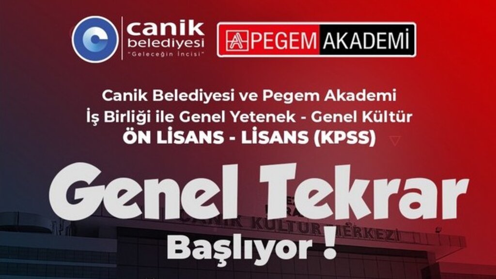 Canik Belediyesi Ücretsiz KPSS Eğitim Programı Düzenleyecek!