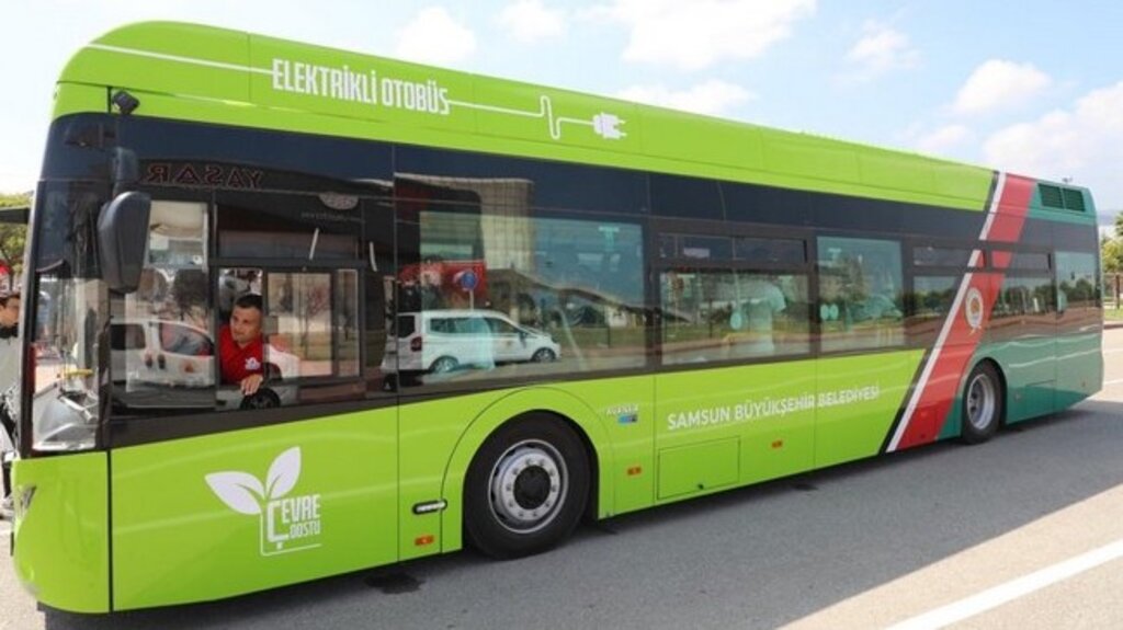 Elektrikli Otobüsler Samsun’da Hizmete Girdi!