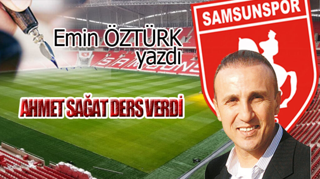 AHMET SAĞAT DERS VERDİ…