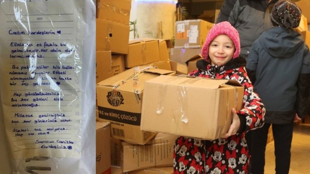 Canik’te Çocukların Mektupları Duygulandırdı!