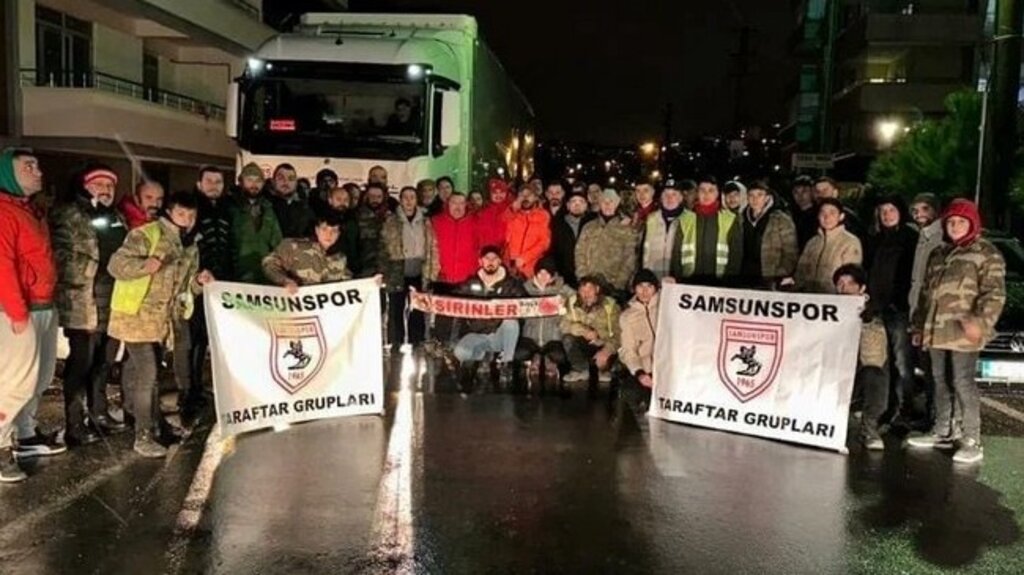 Samsunspor Taraftarının Yardım Tırları Yola Çıktı!