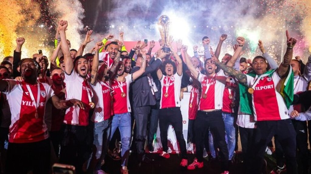 Şampiyon Samsunspor Kupasını Aldı!