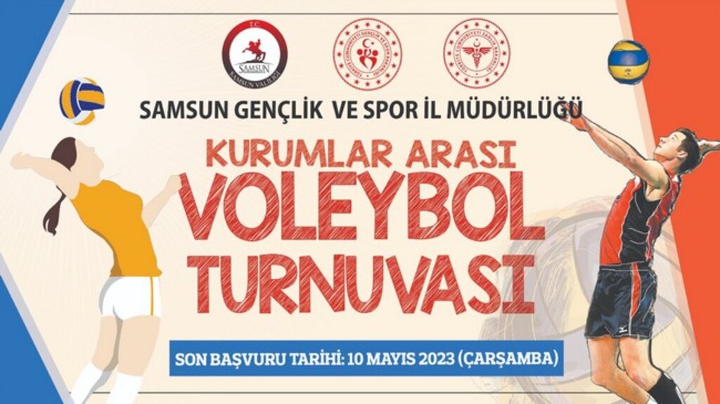 Kurumlar Arası Voleybol Turnuvası Samsun'da Başlıyor!