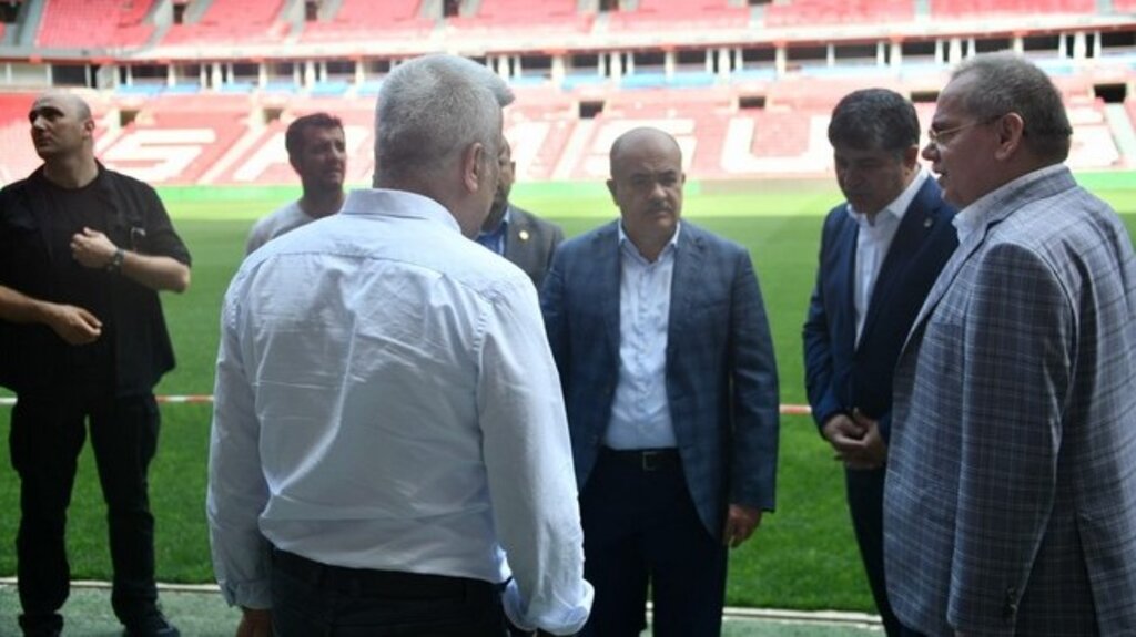 Milli Maça Hazırlanan 19 Mayıs Stadyumunda Son İncelemeler!