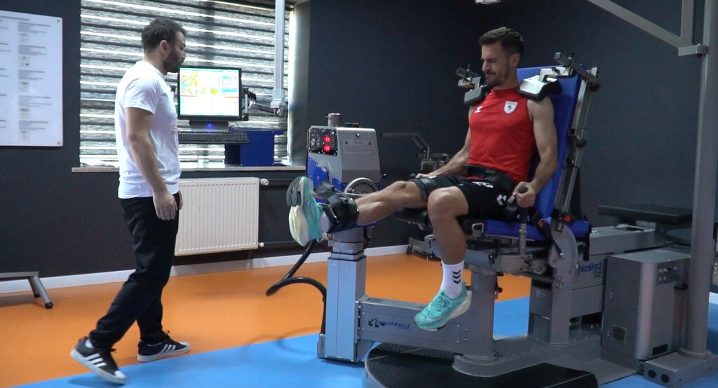 Samsunspor'da Oyuncular İzokinetik Kuvvet Testinden Geçti!