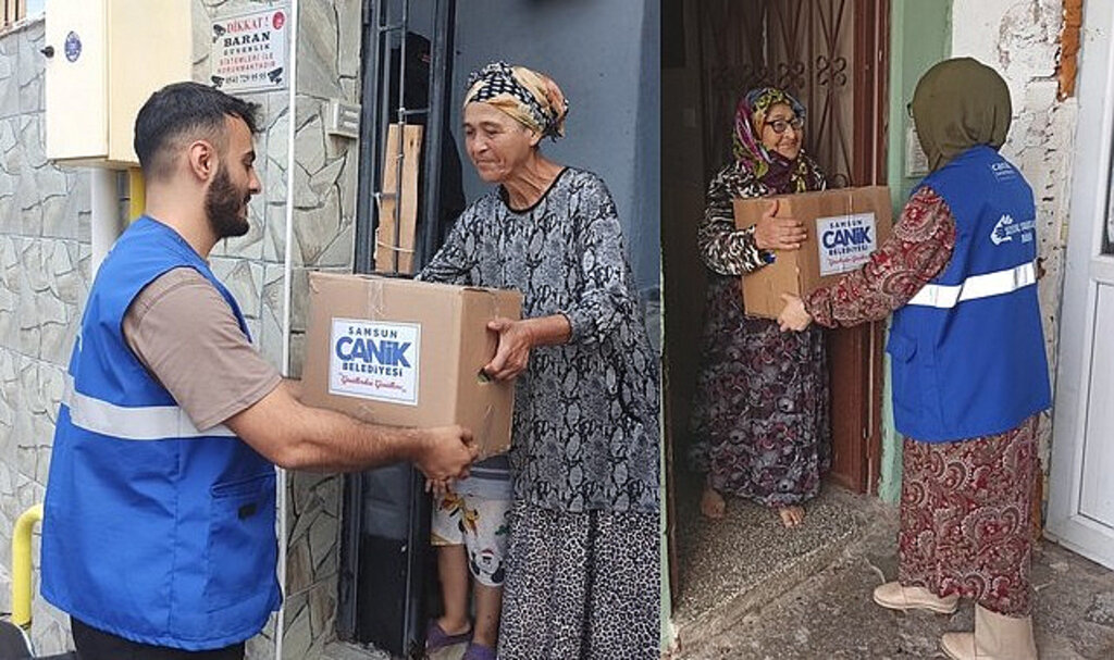 Canik’te Zorlu Günler Dayanışmaya Aşılıyor!