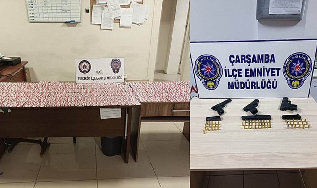 Samsun’da Uyuşturucu ve Silah Ele Geçirildi!
