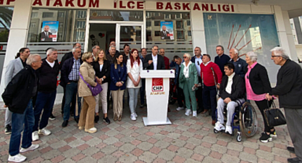 CHP Atakum, 'Engellilere Eşit Yaşam Koşulları Sağlanmıyor'!