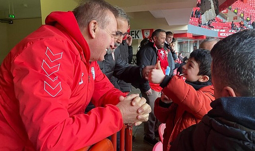 Cevat Öncü Samsunspor Maçını Tribünden Takip Etti!