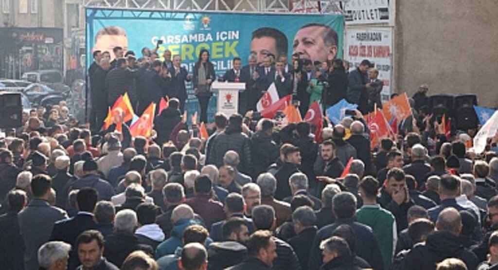 AK Parti Çarşamba SKM Açılışı Adeta Mitinge Döndü!