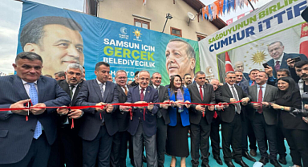 AK Parti Samsun Seçim Koordinasyon Merkezi'ne Coşkulu Açılış!