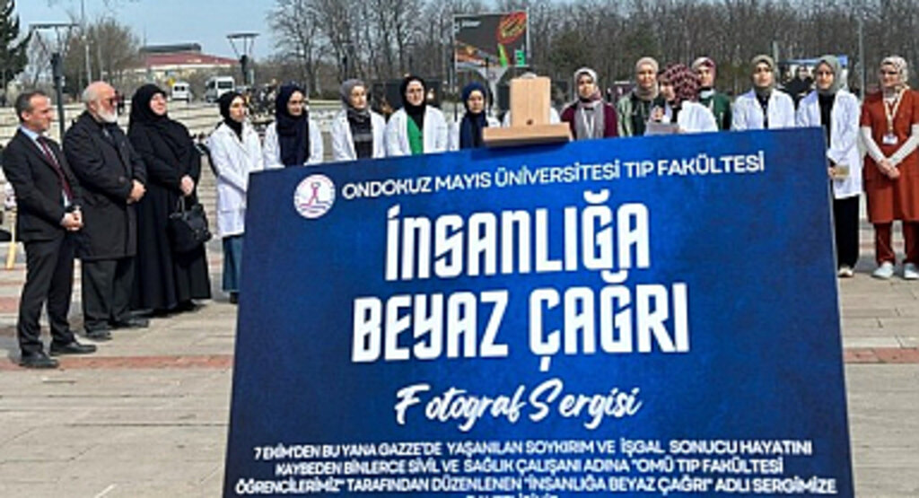 OMÜ’de ‘İnsanlığa Beyaz Çağrı’ Adlı Fotoğraf Sergisi Düzenlendi!