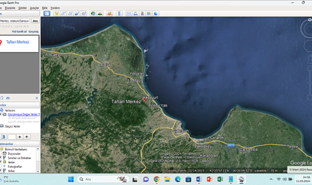 Samsun'da Deprem Oldu!