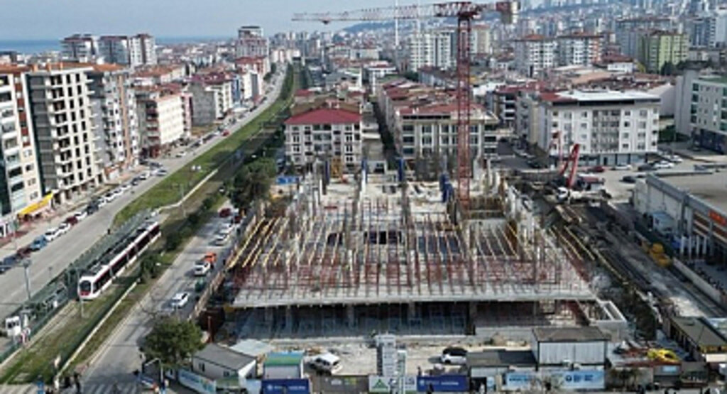 Samsun’da Şehir Kütüphanesi Hızla Yükseliyor!