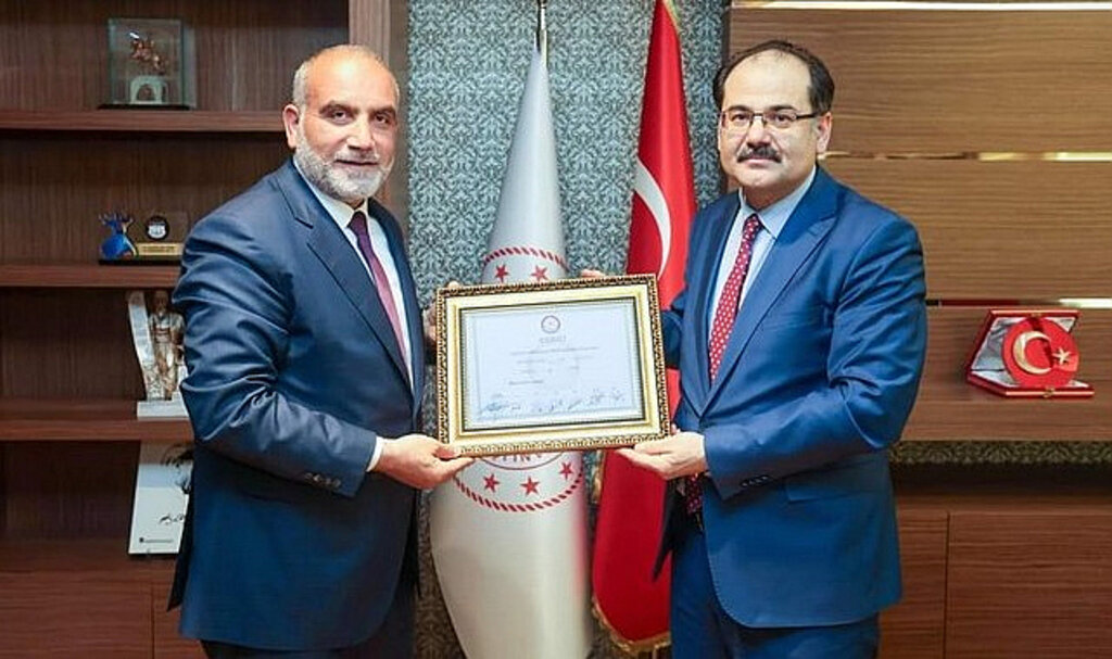 Başkan İbrahim Sandıkçı Mazbatasını Aldı!